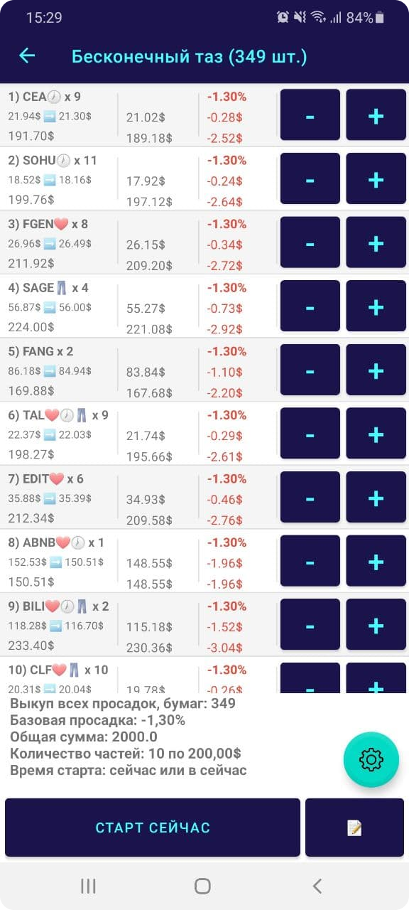 Настройки таза